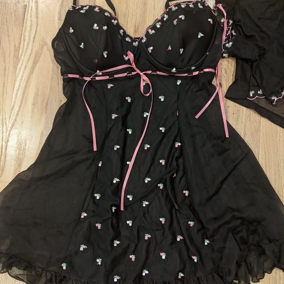 Y2K Nightie Set - Picture 4 of 9